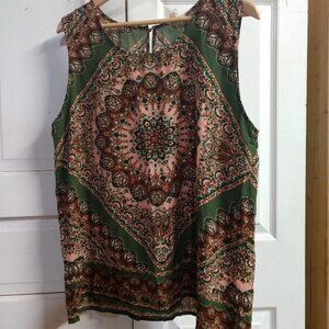 Perch  Blu Pepper Sleeveless Shirt - Size 2XL